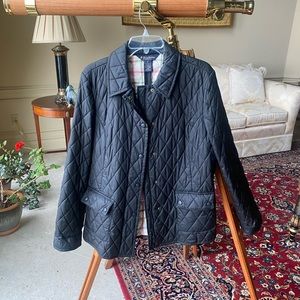Brooks Brothers quilt jacket.